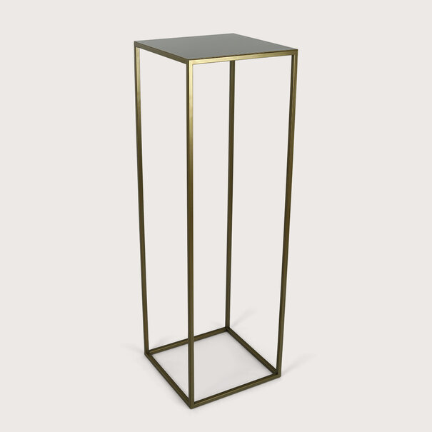 Table frame fine incl. leaf Warm Gold L38 W38 H120
