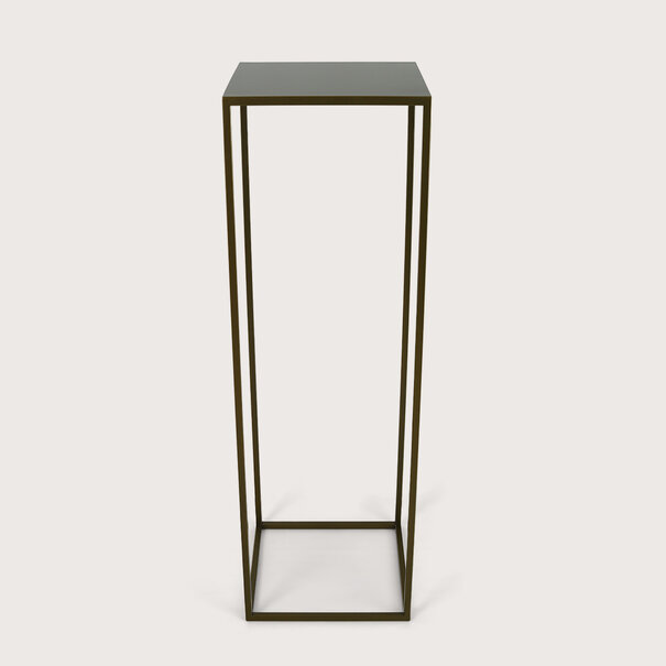 Table frame fine incl. leaf Warm Gold L38 W38 H120