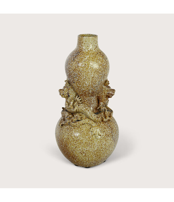 Vase Dragon Brown H45 Pot & Vaas EXCLUSIVES