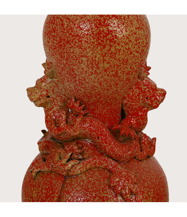 Vaas Dragon Sand Red H45 Pot & Vaas EXCLUSIVES