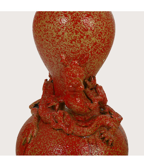 Vaas Dragon Sand Red H45 Pot & Vaas EXCLUSIVES
