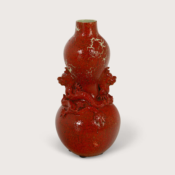 Vase Dragon Red H45 Pot & Vaas EXCLUSIVES