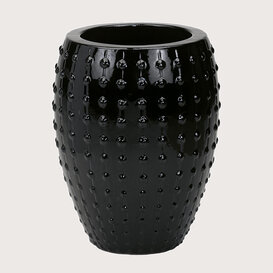 Pot Pukk L Black D64 H80