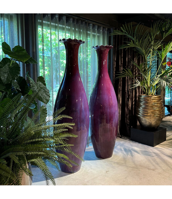 Vase Purple H222 Pot & Vaas EXCLUSIVES