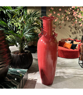Vase Red H168 Pot & Vaas EXCLUSIVES