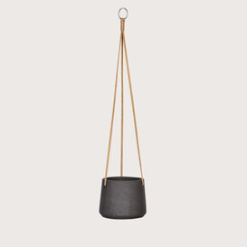 Hanging pot Patt M M Black D16.50 H14