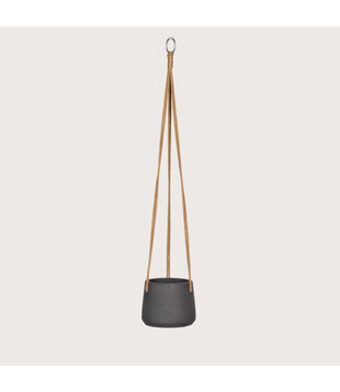 Hanging pot Patt S Black D13.50 H11