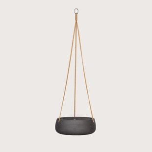 Hanging pot Eileen S Black D24 H9