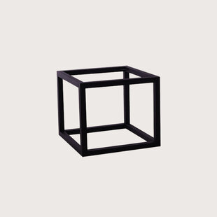 Table frame coarse Black L46.5 W46.5 H40
