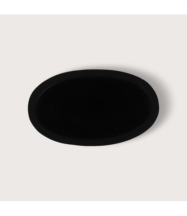 Vase Oval Inez M Brown L36 W17.5 H102