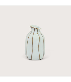 Vase Celia White S D9.5 H15