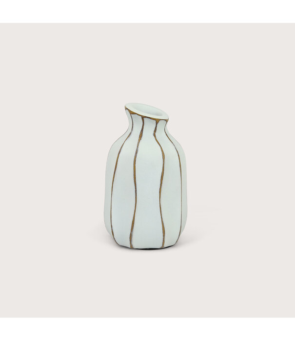 Vase Celia White S D9.5 H15