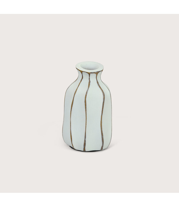 Vase Celia White S D9.5 H15