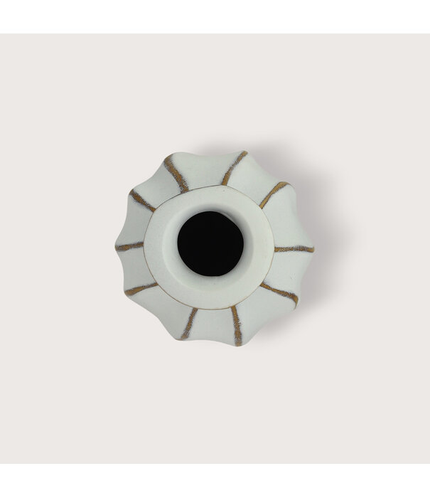 Vase Celia White S D9.5 H15