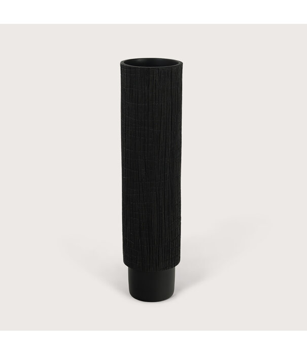 Vase Briza Black L D12 H47.5