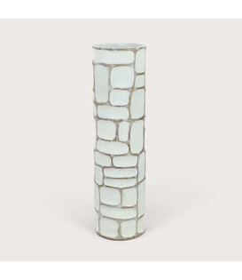 Vase Tula L White D16 H58