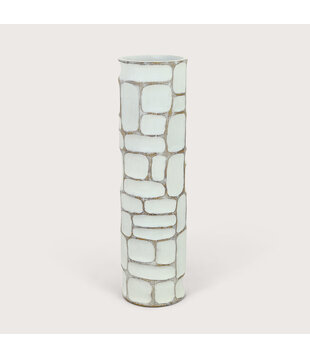 Vase Tula L White D16 H58