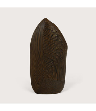 Vase Alisa Brown L L24 W10 H50.5