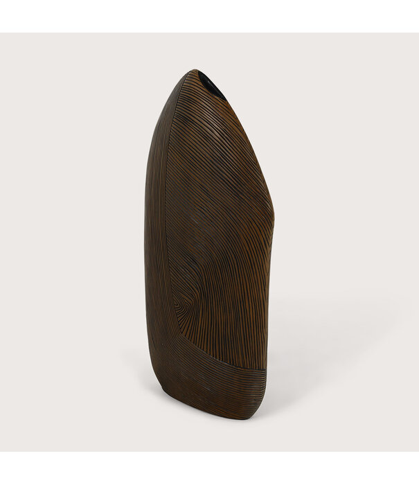 Vase Alisa Brown L L24 W10 H50.5