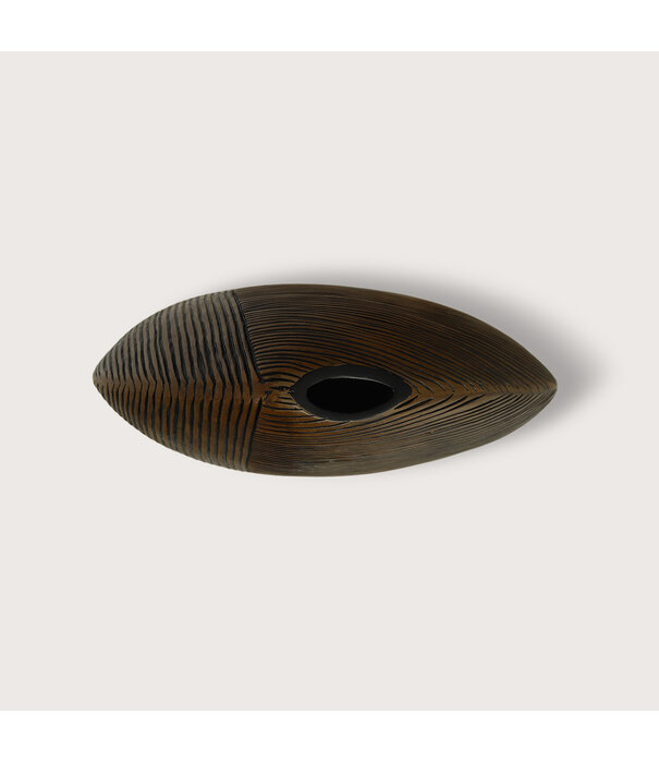 Vase Alisa Brown L L24 W10 H50.5