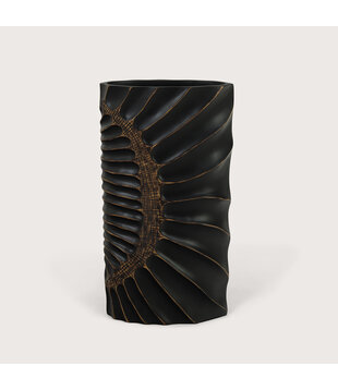 Oval Vase Esma Brown L24.5 W11.5 H45.5