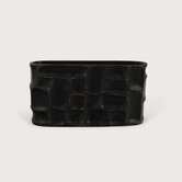 Oval Pot Coco Brown S L40.5 W11 H20.5