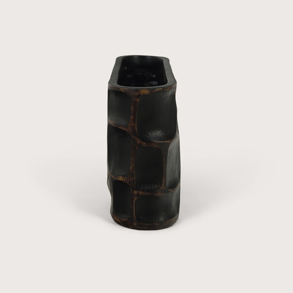 Oval Pot Coco Brown S L40.5 W11 H20.5