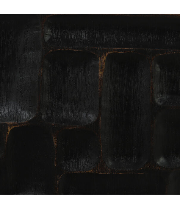 Oval Vase Coco Brown L L51 W12.5 H30.5