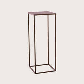 Table frame fine incl. top Copper L38 W38 H100