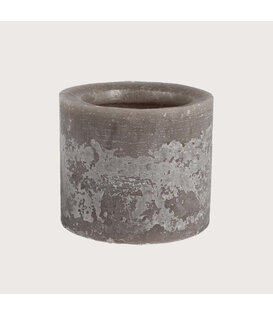 Candle Windlight Taupe D15 H15