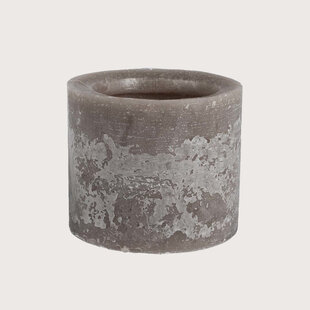 Candle Windlight Taupe D15 H15