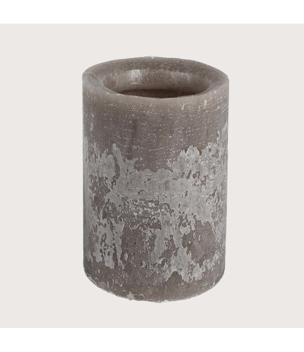 Candle Windlight Taupe D15 H20