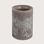 Kaars Windlicht Taupe D15 H20