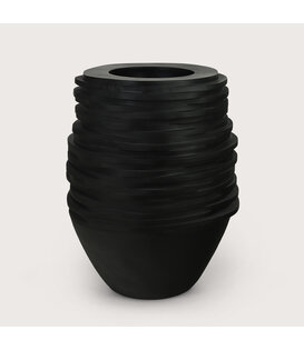 Pot Roza Zwart Mat D80 H100