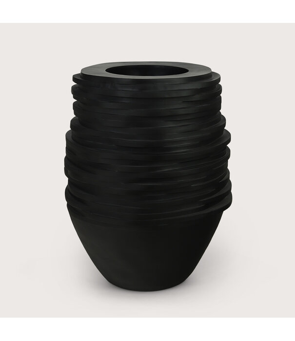 Pot Roza Black Matt D80 H100