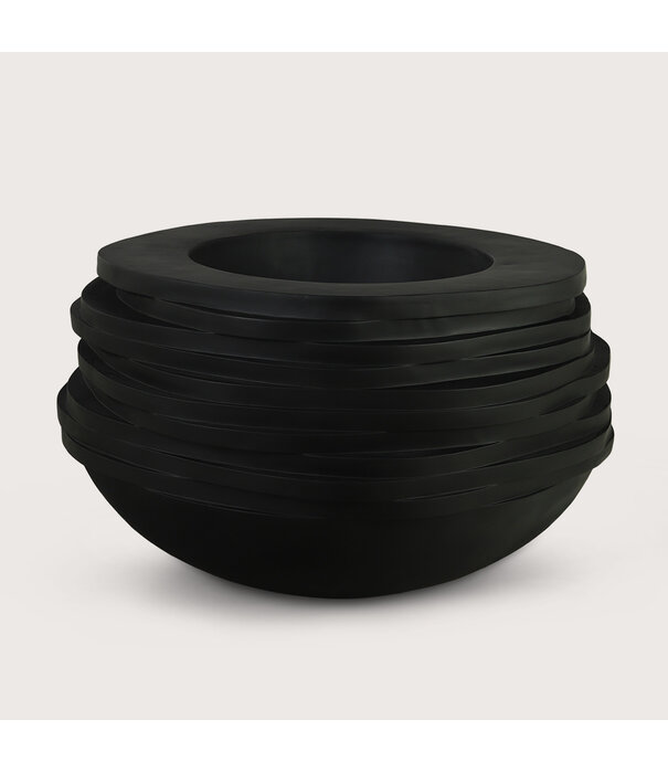 Bowl Roza Black Matt D104 H60