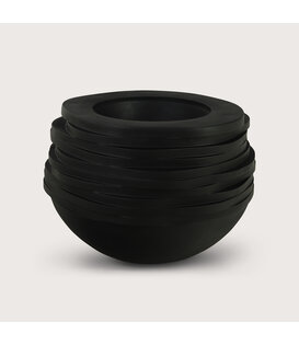 Bowl Roza Black Matt D65 H45