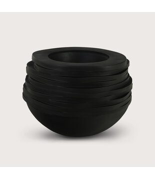 Bowl Roza Black Matt D65 H45