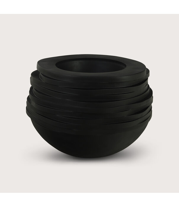Bowl Roza Black Matt D65 H45