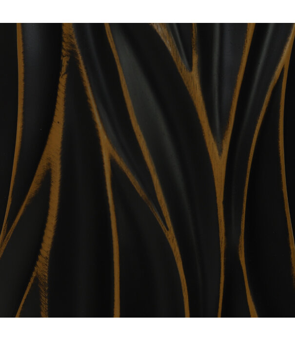 Vase Wave Brown/Black D16 H75