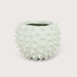 Pot Spike White D26 H21