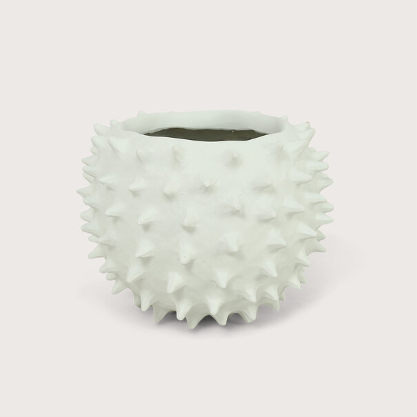 Pot Spike White D26 H21