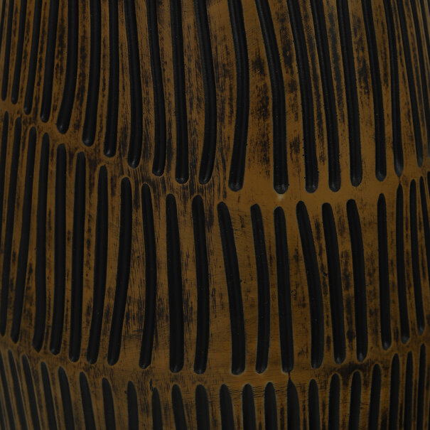 Vase Ratan Brown/Black D17 H47