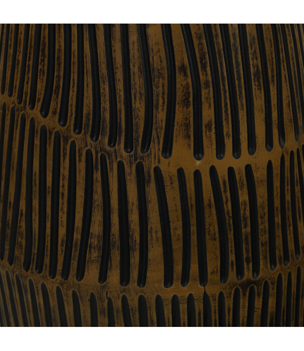 Vase Ratan Brown/Black D17 H47