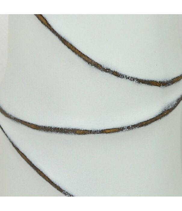 Vase Iconic Brown/White D13 H67