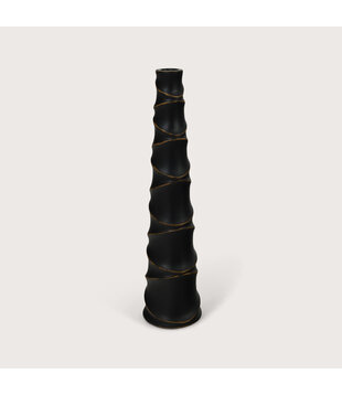 Vase Iconic Brown/Black D13 H51