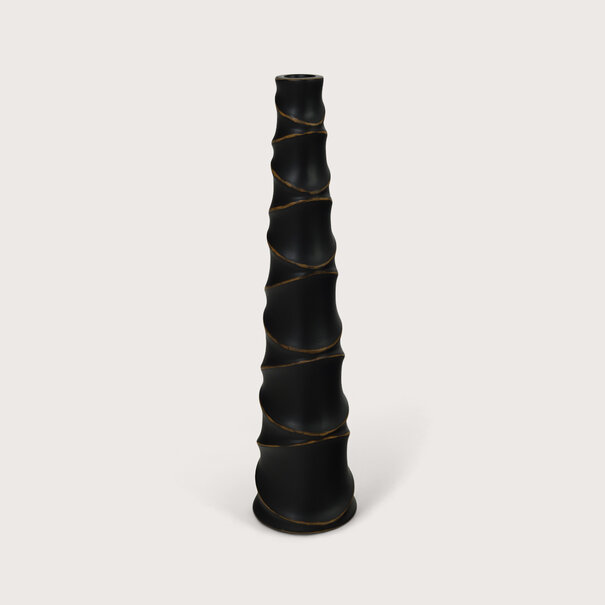 Vase Iconic Brown/Black D13 H51
