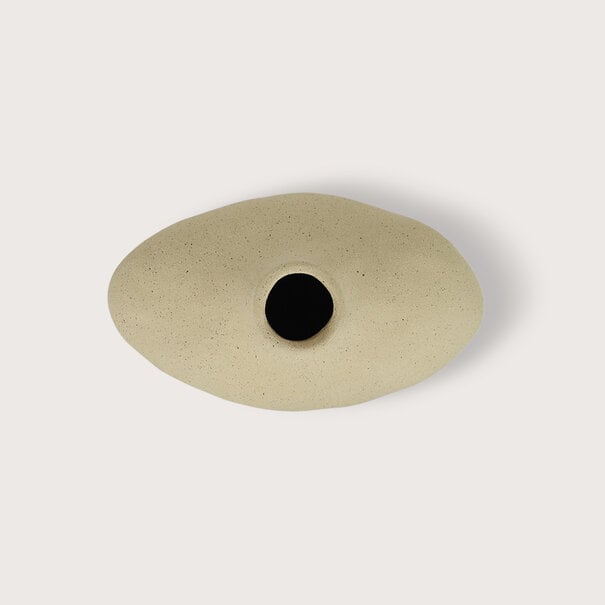 Vase Ferro Crème L25 W15 H41.5