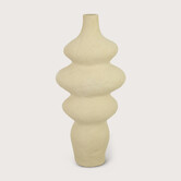 Vase White pot L27 W17 H59.5