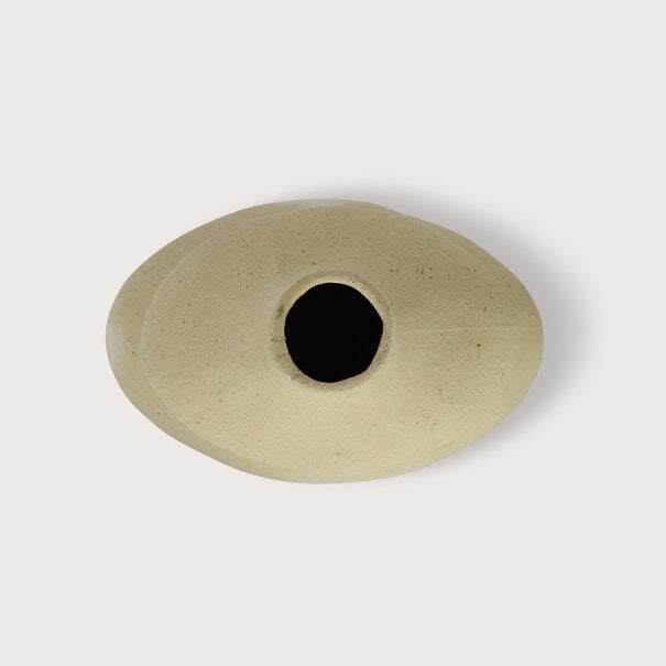 Vase Ferro Crème L27 W17 H59.5